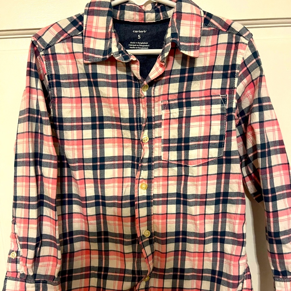 Carters 5T Flannel